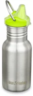 Shakery i bidony sportowe - Klean Kanteen Klean Kanteen Classic Narrow Bottle 355ml with Sippy Cap Kids, srebrny  2022 Bidony 1008770 - miniaturka - grafika 1