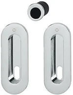 Drzwi wewnętrzne - HOPPE klamka do drzwi przesuwnych muszla zestaw M472  ukryty przykręca BB, chromowane | uchwyty muszelkowe - miniaturka - grafika 1