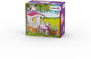 Schleich Zestaw Zagroda dla koni z klaczą Luytańską 42368 - Figurki dla dzieci - miniaturka - grafika 9
