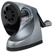 Temperówki - Westcott E-16549 00 iPoint ClassAct ręczna temperówka/ostrzałka do ołówków/kredek, z powłoką Titanium Nitrid, kolor: szary E-16549 00 - miniaturka - grafika 1