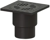 Odwodnienia, kanały i akcesoria - Kessel Wpust podwórzowy Alrondo, z pokrywa 200x200, obciązenie do 2 T - miniaturka - grafika 1