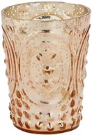 Świeczniki - Insideretail insider etail 700455  24 Cop Mercury świecznik ze szkła z Distressed folia miedziana, zestaw od 24, 9,5 x 5 x 9,5 cm 700455-24COP - miniaturka - grafika 1