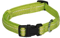 Obroże dla psów - Croci croci c5079874 Nylon obroża Soft odbijają, zielony - miniaturka - grafika 1