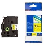 Brother TZE661 do PT550/9x00PC fol lam żółta/Bk 36 - Papier do drukarek - miniaturka - grafika 5