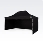 Pawilony ogrodowe - BRIMO Pawilon nożycowy 3x4,5m - plus 3 ściany - Czarny - miniaturka - grafika 1