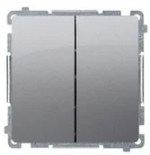 Wyłączniki światła i elektryczne - Kontakt Kontakt_Simon Łącznik świecznikowy (moduł) 16AX. 250V. szybkozłącza stal inox BMW5A.01/21 - miniaturka - grafika 1