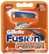 Maszynki do golenia i wkłady - Gillette Fusion Power Ostrza Do Maszynek 4 Sztuki - miniaturka - grafika 1