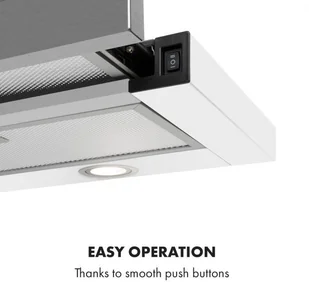 Klarstein Mariana 90 Biały (CGCH3-Mariana9) - Okapy kuchenne - miniaturka - grafika 4