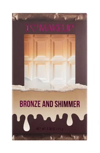 Makeup Revolution I Heart Makeup Bronze & Shimmer 11 g Paletka do konturowania twarzy Makeup Revolution - Bronzery i konturowanie twarzy - miniaturka - grafika 2
