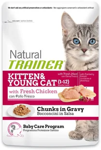 Trainer Natural Kitten kawałki w sosie własnym 24 x 85 g - Mokra karma dla kotów Trainer Natural Kitten kawałki w sosie własnym 24 x 85 g - Mokra karma dla kotów - miniaturka - grafika 1
