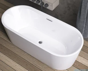 Riho Modesty wanna wolnostojąca z hydromasażem Sparkle Mood 170x76cm BD09005S1WI1144 - Wanny - miniaturka - grafika 4