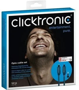 Clicktronic ClickTronic 5m Toslink Opto-Set kabel audio 70370-GB - Kable - miniaturka - grafika 2