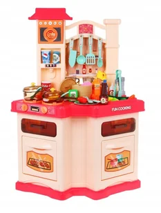 Duża Kuchnia Dla Dzieci Akcesoria Woda Dźwięki - Zabawki AGD - miniaturka - grafika 6