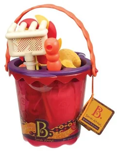 B.Toys zabawki do piaskownicy średnie z akcesoriami do piasku $134 niebieskie BX1330 - Zabawki do piasku - miniaturka - grafika 2