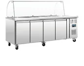 Szafy i witryny chłodnicze - Polar Refrigeration Witryna chłodnicza sałatkowa | 5x GN 1/1 | -2 C do 8 C | R600a | 223x70x(H)136cm 395 - miniaturka - grafika 1