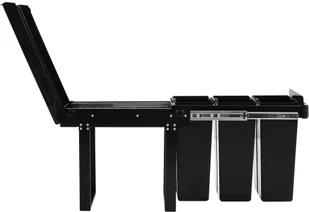 FENIKS vidaXL Kuchenny wysuwany, ciche zamykanie, 36 L vidaXL - Kosze na śmieci - miniaturka - grafika 5