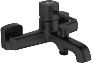 Laveo Laveo Bateria wannowa ścienna bez zestawu natryskowego Polla BAP 710D czarna - Baterie podtynkowe - miniaturka - grafika 3