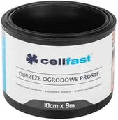 Ogrodzenia - CELLFAST Obrzeże ogrodowe proste 10cm x 9m czarne CEN-66970 - miniaturka - grafika 1