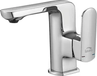 Baterie umywalkowe - Laveo Calla Jednouchwytowa bateria umywalkowa stojąca z wylewką L chrom BAC02ND - miniaturka - grafika 1