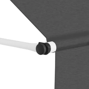 vidaXL Markiza zwijana ręcznie, 250 cm, antracytowa - Markizy - miniaturka - grafika 2