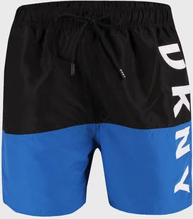 DKNY Czarno-niebieskie szorty kąpielowe DKNY Naxos - Kąpielówki dla chłopców DKNY Czarno-niebieskie szorty kąpielowe DKNY Naxos - Kąpielówki dla chłopców - miniaturka - grafika 1