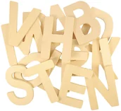 Zabawki interaktywne dla dzieci - Bigjigs Toys Ltd zestaw wzorników Duże litery - miniaturka - grafika 1