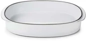 Miski i półmiski - Revol Miska do zapiekania Caractere biała 34x25 cm - miniaturka - grafika 1