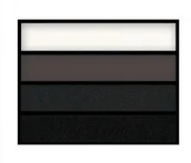Cienie do powiek - Pupa VAMP! PALETA CIENI 4 - NR 001 SMOKY BLACK - miniaturka - grafika 1