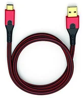 Kable USB - Oehlbach OEHLBACH USB-Evolution Li 25 (wysokiej jakości przewód USB-A Apple Lightning) czarny/czerwony D1C9440 - miniaturka - grafika 1