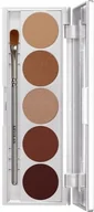 Cienie do powiek - Kryolan Shades, paleta 5 cieni do powiek Kuwait City Matt/Iridescent, 7,5 g - miniaturka - grafika 1