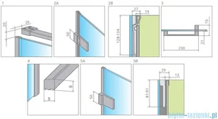 Radaway Arta Kds I 120x70 prawa przejrzyste 386820-03-01R/386100-03-01R/386109-03-01 - Kabiny prysznicowe - miniaturka - grafika 3