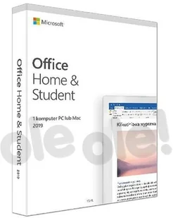 Microsoft Office 2019 Home & Student 79G-05160 - Programy biurowe Microsoft Office 2019 Home & Student 79G-05160 - Programy biurowe - miniaturka - grafika 3