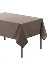 Obrusy i serwetki - Douceur d'Intérieur douceur D l'intérieur  1720409, obrus na stół prostokątny, 140x200 cm, Essentiel, poliester kolorów uni, brązowy 1720409 - miniaturka - grafika 1