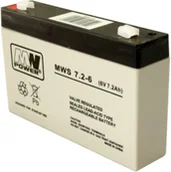 Baterie do zasilaczy awaryjnych UPS - MW Power Akumulator AGM MWP MWS 7,2-6 (6V 7,2Ah) - miniaturka - grafika 1