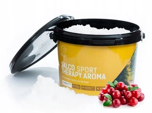 Salco Sport Therapy Aroma Żurawina - Regenerująca Sól Do Kąpieli (Wiaderko 3Kg) - Pozostały sprzęt i akcesoria do ćwiczeń - miniaturka - grafika 2