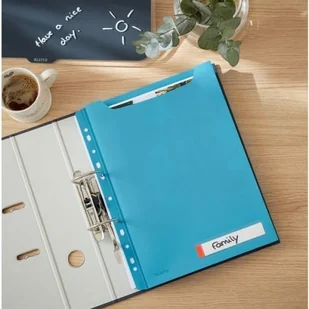 Leitz Koszulka zawieszkowa A4 poszerzana COSY z kieszonką na etykietę niebieska morska 3szt. /46680061/ ES1491-1 - Ofertówki - miniaturka - grafika 2