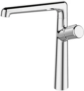 Laveo Pretto bateria umywalkowa stojąca z wylewką L chrom BAO 025D - Baterie umywalkowe - miniaturka - grafika 3