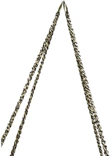 SASKA GARDEN Hamak ażurowy fotel wiszący 80x60cm z poduszką szary victoriasport-1018058-0 - Fotele ogrodowe wiszące - miniaturka - grafika 6