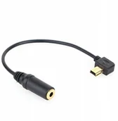 Akcesoria do kamer sportowych - GOPRO Adapter Mikrofon Mini Jack 3,5mm Hero 4 3+ 3 - miniaturka - grafika 1