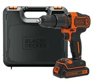 Wiertarko-wkrętarki akumulatorowe - Black&Decker akumulatorowa wiertarko-wkrętarka udarowa, 18V Li-Ion 1x1,5Ah, Black+Decker [BDCHD18K-QW] BDCHD18K-QW - miniaturka - grafika 1