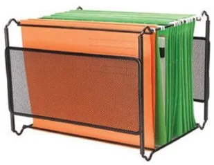 Q-CONNECT Mini archiwum Office Set, metalowy, czarne KF00833 - Pojemniki biurowe - miniaturka - grafika 2