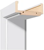 Ościeżnice - NAWADOOR Ościeżnica regulowana do skrzydeł bezprzylgowych 60 Prawa Biała 115 - 135 mm Nawadoor - miniaturka - grafika 1