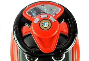 Import LEANToys Jeździk dla Malucha 613W Gra + Świeci Czerwony 2889 - Jeździki dla dzieci - miniaturka - grafika 7