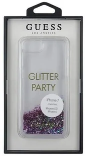 Guess Hard Case Liquid Glitter na Apple iPhone 6/6S NA TYŁ TWORZYWO SZTUCZNE FIOLETOWY 32703 - Etui i futerały do telefonów - miniaturka - grafika 8