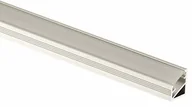 Taśmy LED - CEZAR Florin Cezar ouatu w-AL-ledk3 014pp002-C0  100 profil (1 m) profil narożny eloksalowane aluminium do taśm LED wraz z dopasowanym okładka wykonana w wersji, srebrny, 2 sztuki - miniaturka - grafika 1