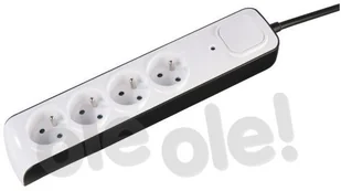 Hama Listwa zasilająca LISTWA PRZEPIĘCIOWA "PREMIUM&quot 4GN 3M (441373470000) - Listwy zasilające - miniaturka - grafika 2