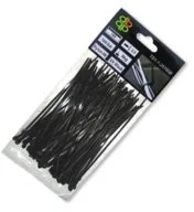 BRADAS Taśma kablowa BRADAS TS1176300B, 7,6 x300 mm, 100 szt. - Imadła i ściski - miniaturka - grafika 2