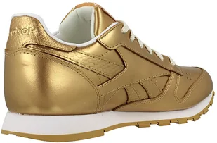 Reebok CL Leather Metallic BS8944 złoty - Buty sportowe damskie - miniaturka - grafika 5