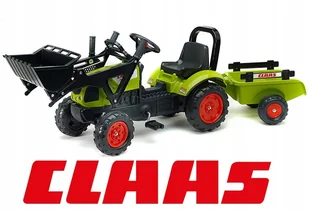 Falk Traktor Claas Arion Z Łyżką I Przyczepą - Jeździki dla dzieci - miniaturka - grafika 2