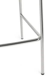 King Home Hoker barowy krzesło MARGO 65 czarny welur velvet , podstawa chromowana KH1201100129,74.SIL - Taborety i hokery - miniaturka - grafika 9